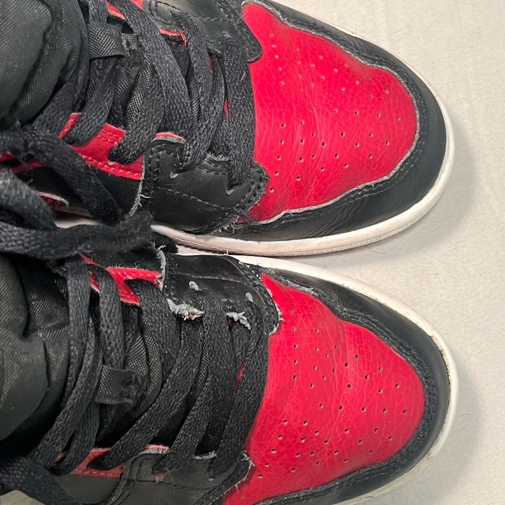 NIKE Air Jordan 1 Mid Banned 2020 Kids Size 3 - Picture 15 of 16